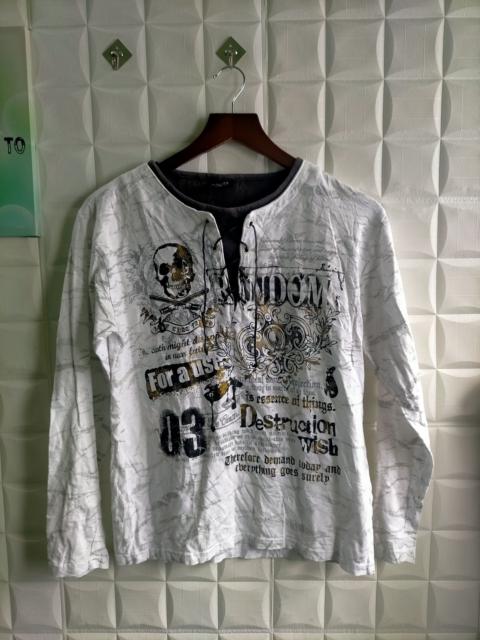 Other Designers If Six Was Nine - Vintage Double Layers Beaumere Poem Longsleeve