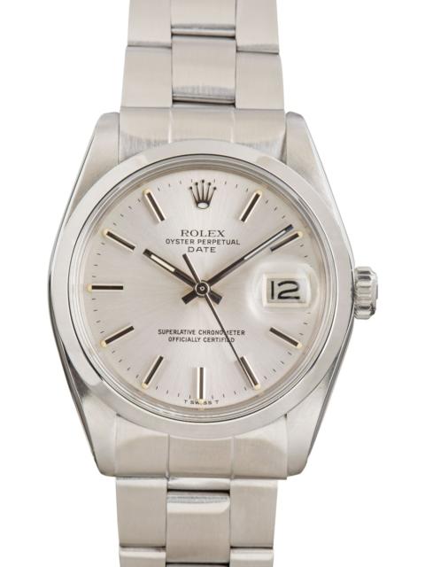 ROLEX Rolex Date Ref 1500 Silver Index Dial