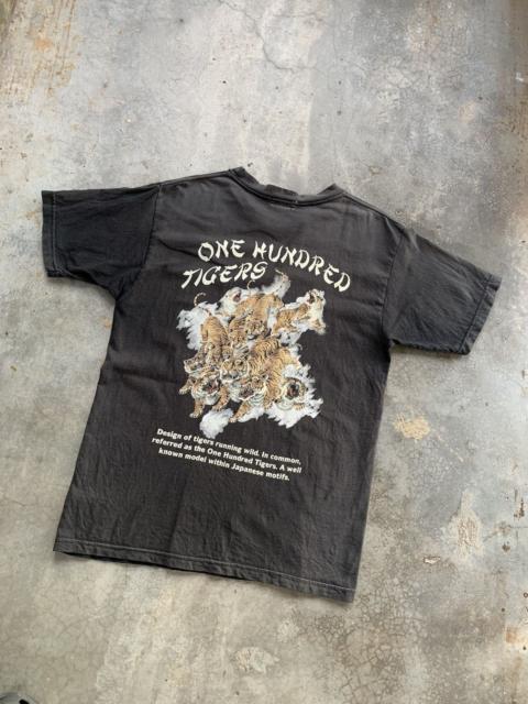 Other Designers Vintage Thrashed Faded Sun Surf One Hundred Tiger Tshirt