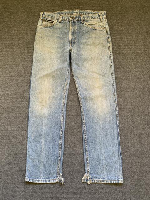 Other Designers Vintage - Vintage 80s Levis Two Horse Leather Tab Light Wash Jeans