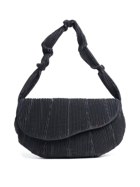 Collina Strada BLACK PLEATED CATERPILLAR BAG