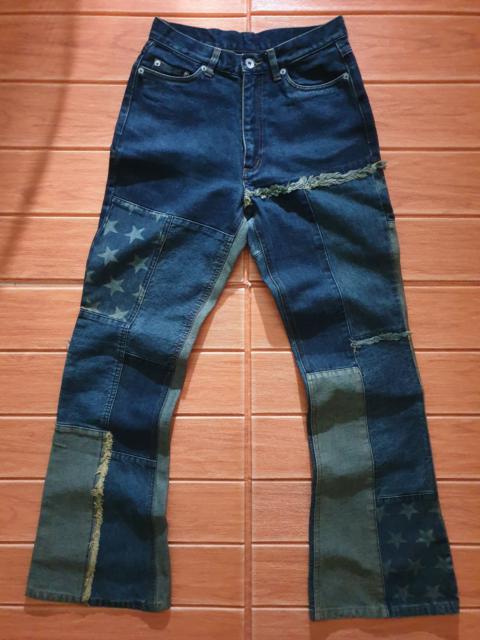 Other Designers Archival Clothing - 💥Cat patchwork denim Japanese style pant