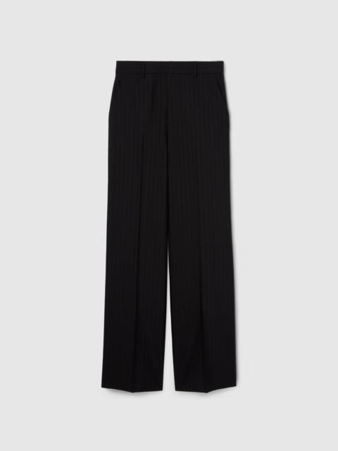 GUCCI Pinstripe Gucci wool jacquard pants