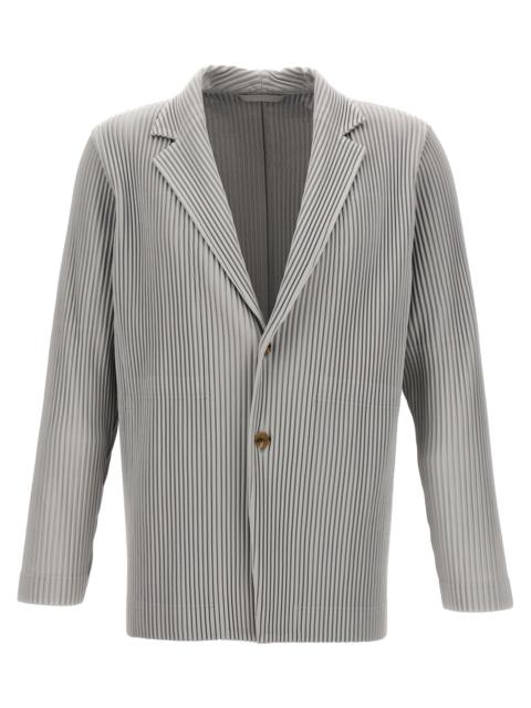 Homme Plisse' Issey Miyake Men Single-Breasted Pleated Blazer