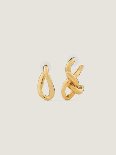 Givenchy CHAIN LINK ASYMMETRIC EARRINGS IN METAL