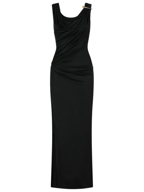 Versace Black Viscose Dress Women