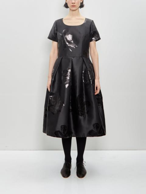 Comme des Garçons Comme des Garçons Polyester Jacquard Floral Pattern Dress