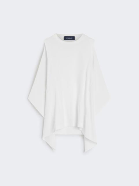 Sportmax CERA Fitted T-shirt with double material