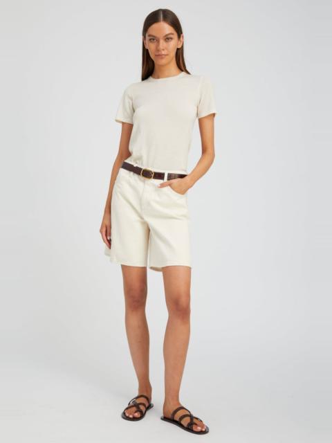 SPRWMN YOKO A-LINE DENIM SHORTS