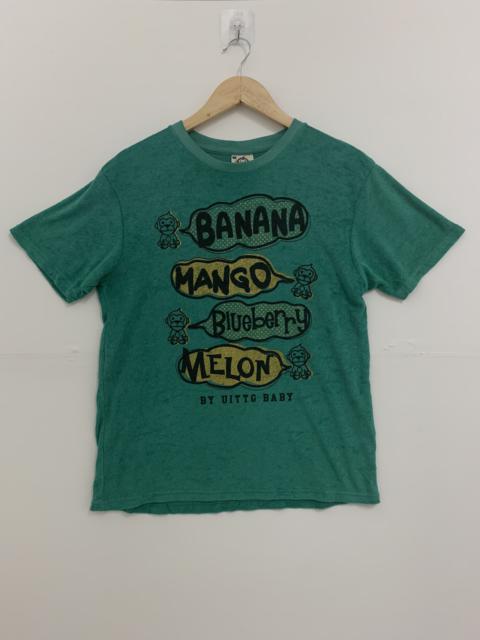 Other Designers Japanese Brand - Vintage 90s UITTG BABY Sweatshirt Short Sleeve Medium Green