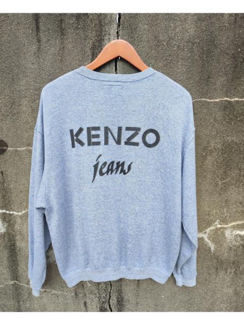 KENZO HARD TO FIND Vintage Kenzo Jeans Spellout Sweatshirt