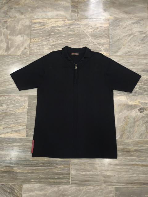 Prada Vintage Prada Red Tab Polo Shirt
