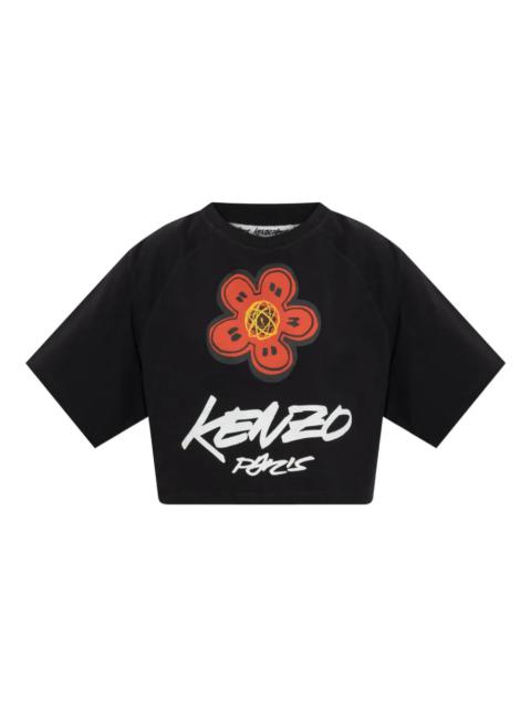 KENZO Kenzo Women Boke Flower Crop T-Shirt