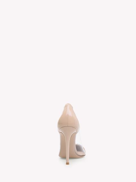 Gianvito Rossi Gianvito Rossi Plexi Pumps in Beige at Nordstrom