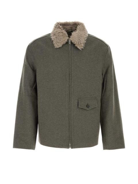 Our Legacy Our Legacy Men Dark Grey Wool Blend Jacket