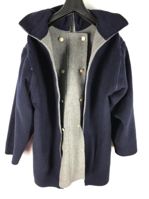 Other Designers Designer - LAST DROP💥WOOL REVERSIBLE DOUBLE BREASTED ZIP VERSATILE