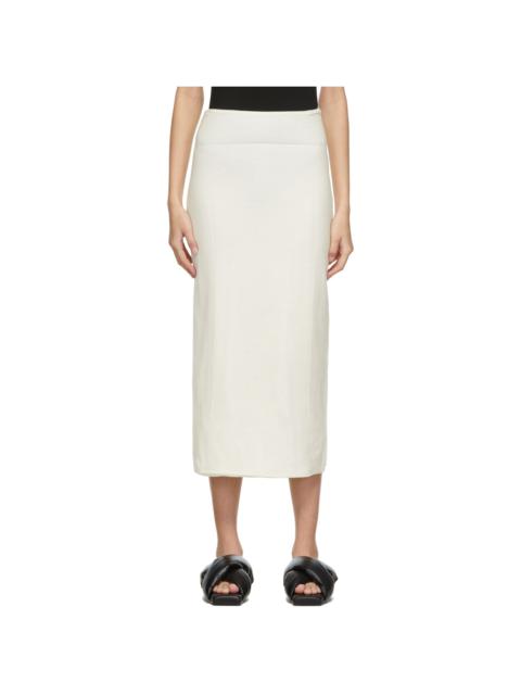 GAUCHERE Off-White Wool Vinod Skirt
