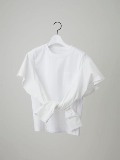 sacai Poplin x Cotton Jersey T-Shirt