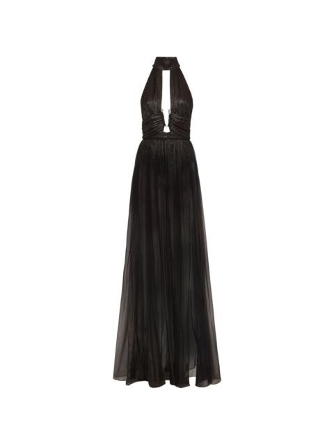 chiffon gown