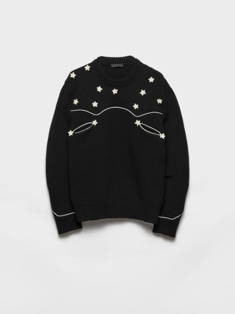 Prada Oversized Shetland wool sweater