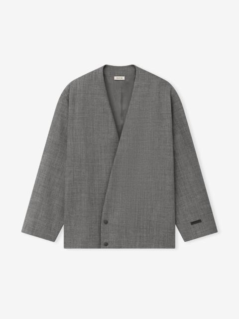 Fear of God Mouline Wool Relaxed Lapelless Jacket