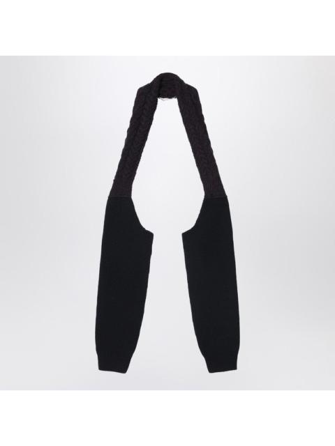FENDI Fendi Dark Purple Wool Shawl Women