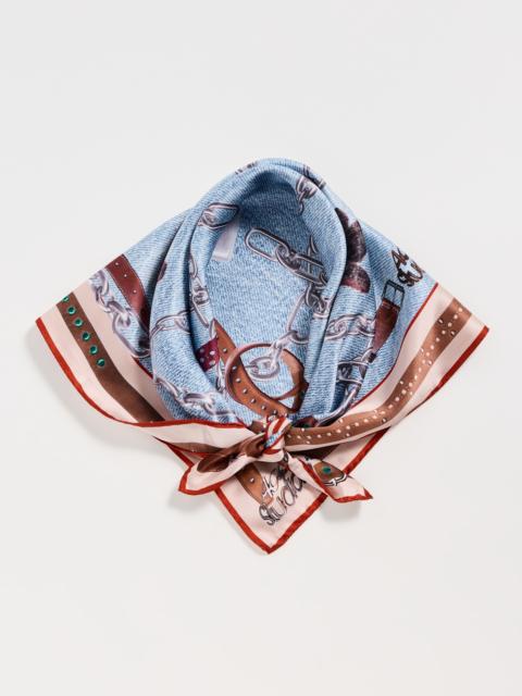 Acne Studios Vasco Teddy Silk Scarf