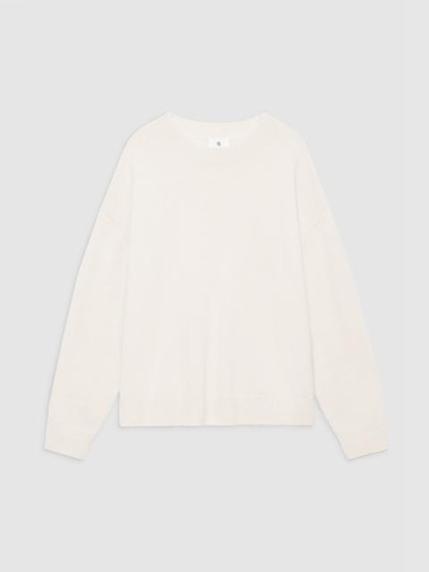 ANINE BING Lee Crew Sweater - Cream