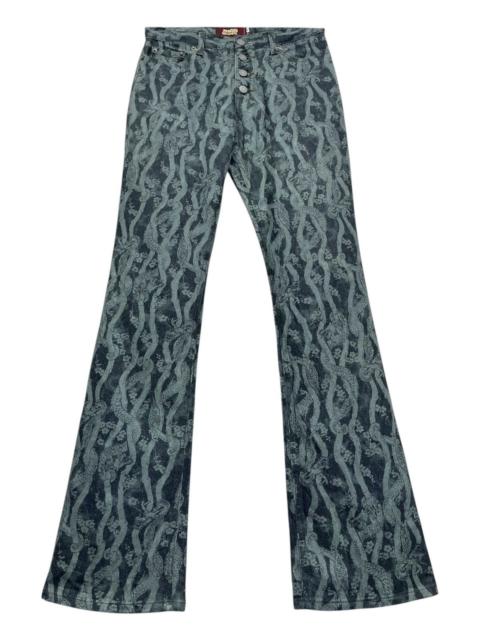 Other Designers Le Grande Bleu (L.G.B.) × Mishka × Vintage - Vintage MASH MANIA Art Full Print Dragon Wrapped Tree Trunk