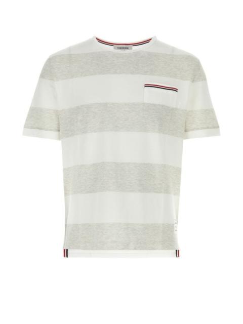 THOM BROWNE Embroidered Piquet Oversize T-Shirt