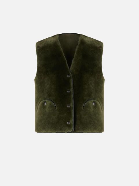 BLAZÉ MILANO Shearling Gilet