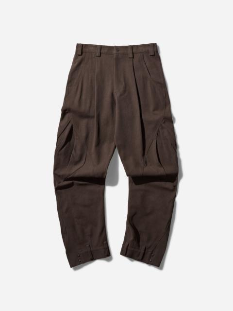 HYEIN SEO Women's Cargo Pants Khaki Brown