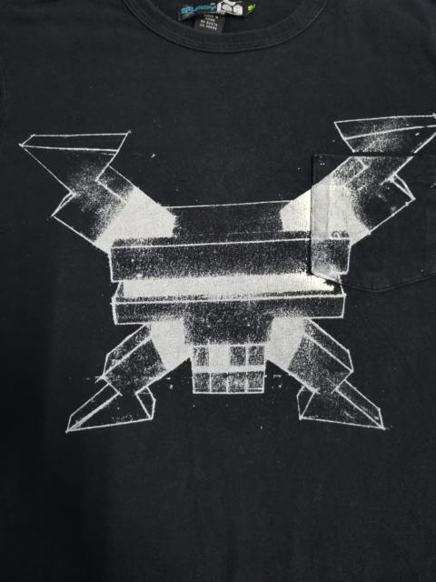 Stüssy Rare Stussy Single Pocket Tee Big Logo Spell Out Streetwear