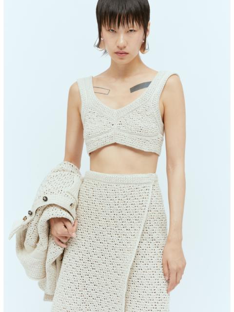 Bottega Veneta Bottega Veneta Women Textured Knit Crop Top