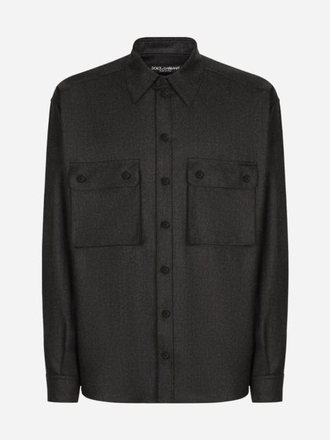 Dolce & Gabbana Oversize flannel shirt