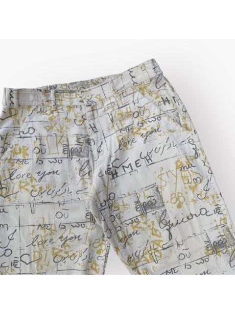 Comme Des Garçons SS07 “ Golden Boy” Graffiti Pants