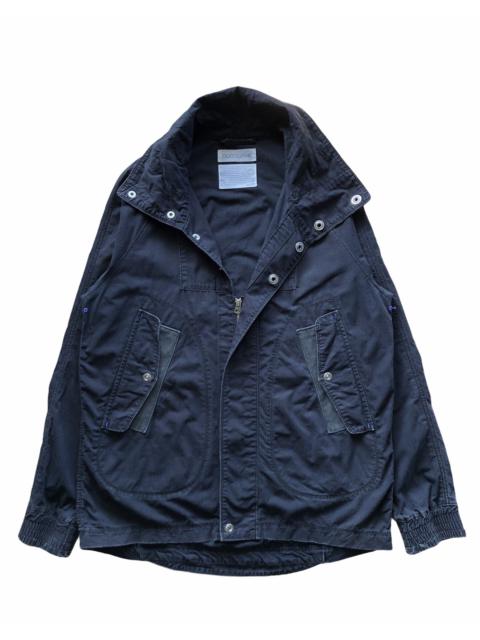 Military Style Cotton Ripstop Jacket