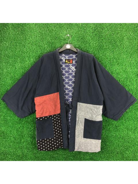 Other Designers Vintage - Vintage 80's Kimono Patchwork Cardigan Japanese Tradisional