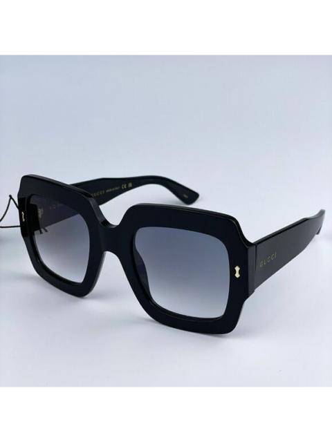 GUCCI SALE! NEW Gucci GG1111S 001 Black Grey Gradient Square Unisex Sunglasses