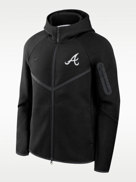 Nike Atlanta Braves Tech Fleece Windrunner Men's Nike MLB Full-Zip Hooded Jacket