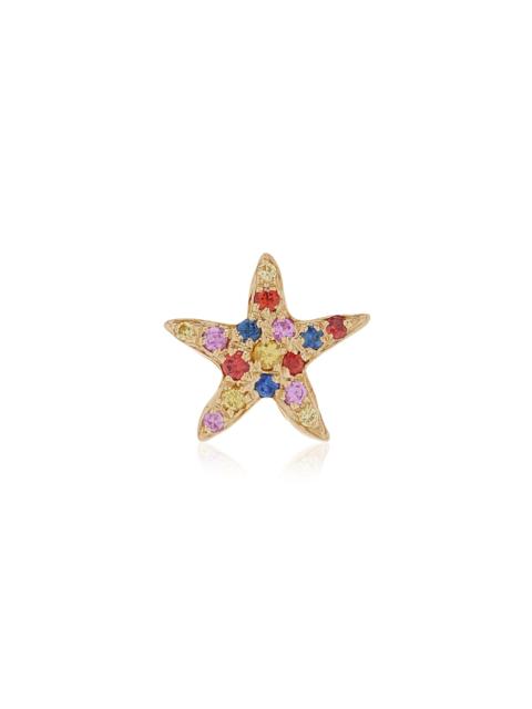 Yvonne Léon 18K Gold Sapphire Earrings multi