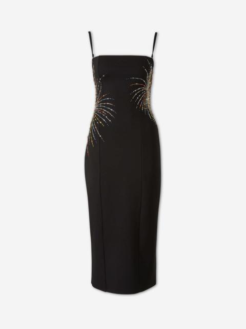 STAUD FIREWORK MIDI DRESS