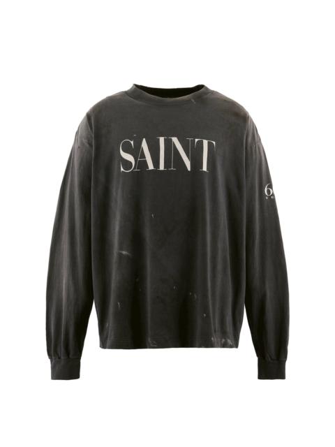 SAINT M×××××× LS T-SHIRT/SAINT 666 / BLK