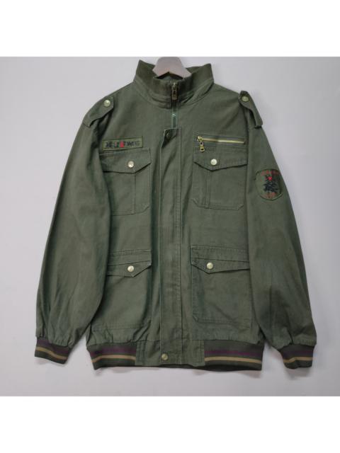 Other Designers Military - JAPANESE VINTAGE ARMY MULTI POCKET ZIPPER UPS JACKET