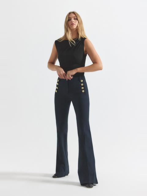 DEREK LAM 10 CROSBY ROBERTSON FLARE TROUSERS