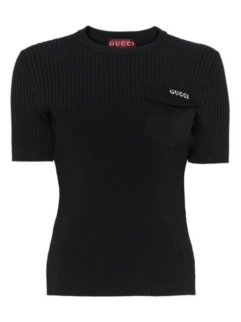 GUCCI Gucci Women Short Sleeve Crew-Neck Top