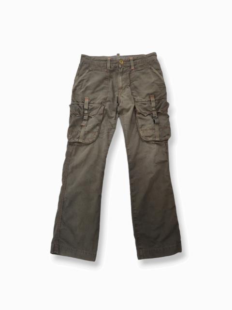 Other Designers EDWIN 505 Khaki Multipockets Front Cargo Pants