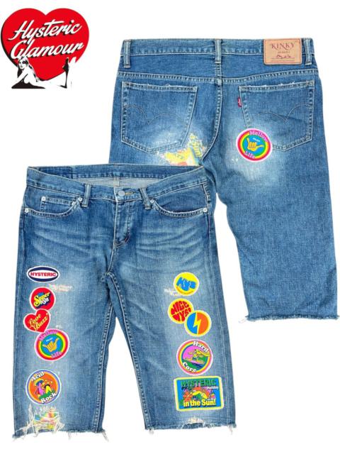 Archival Clothing - 🚨ACCEPT OFFER🚨Hysteric kinky patch work cropped pants
