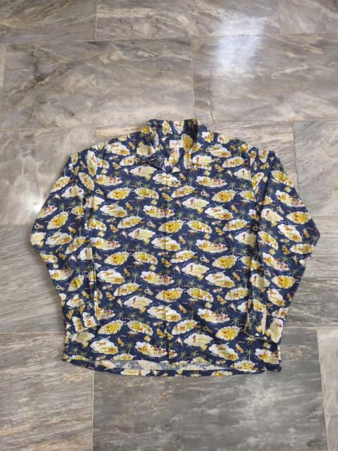 Other Designers Beams Japan - BEAMS Long Sleeve Aloha Shirt