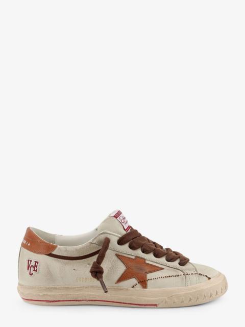 Golden Goose Golden Goose Deluxe Brand Men Super Star Leather Sneakers With Logo On The Side